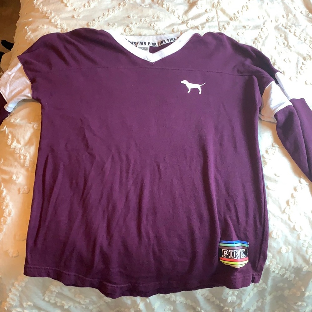 Long sleeve matron PINK shirt